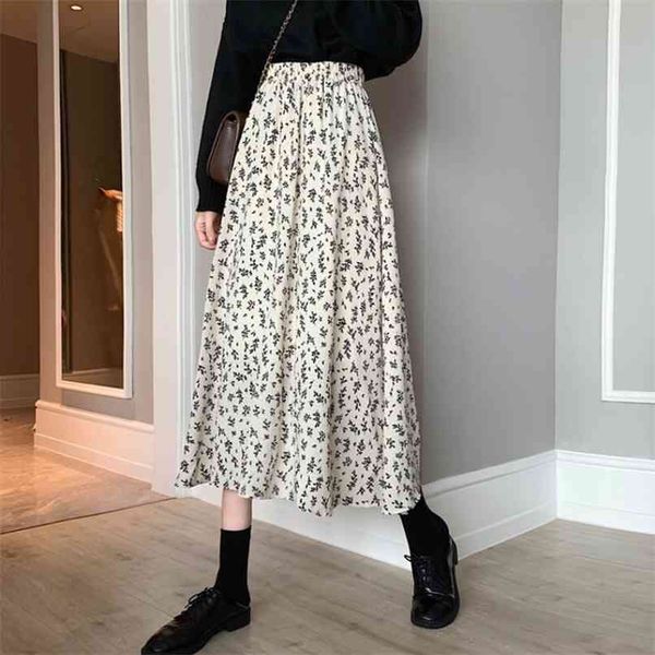 vintage floral print a-line pleated long skirts winter women korean streetwear drawstring elastic waist midi lined 210529, Black
vintage floral print a-line pleated long skirts winter women korean streetwear drawstring elastic waist midi lined 210529, Black