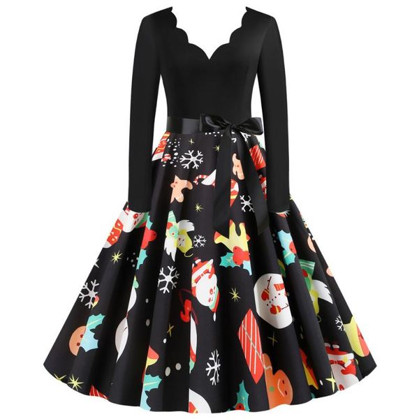 casual dresses 2021 winter christmas party dress women elegant high waist v neck long sleeve vintage snowman gift printed robe plus size 3xl, Black;gray
casual dresses 2021 winter christmas party dress women elegant high waist v neck long sleeve vintage snowman gift printed robe plus size 3xl, Black;gray