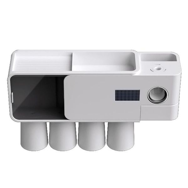 toothbrush holders wall mounted holder,with automatic toothpaste dispenser, light energy charging,electrictoothbrush organizer
toothbrush holders wall mounted holder,with automatic toothpaste dispenser, light energy charging,electrictoothbrush organizer