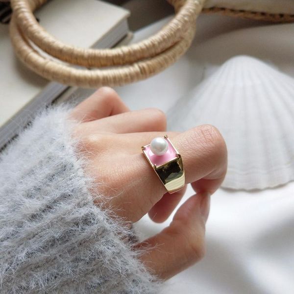 cluster rings designer works pink pearl quality pure 925 sterling silver fashion trendy design wild charms women fine jewelry gift, Golden;silver
cluster rings designer works pink pearl quality pure 925 sterling silver fashion trendy design wild charms women fine jewelry gift, Golden;silver