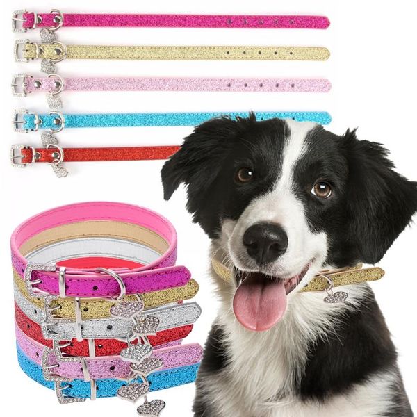 dog collars & leashes pu leather pet collar rhinestone adjustable neck strap with hangtag cat necklace belt
dog collars & leashes pu leather pet collar rhinestone adjustable neck strap with hangtag cat necklace belt