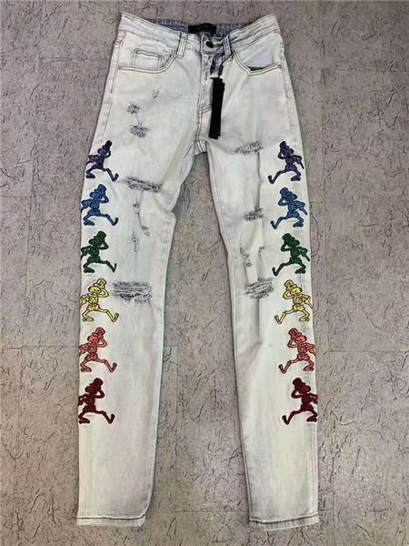 mens jeans men denim casual pleated embroidery patchwork pants classic applique fashion holes white motorcycle biker slim skinny washed jean, Blue
mens jeans men denim casual pleated embroidery patchwork pants classic applique fashion holes white motorcycle biker slim skinny washed jean, Blue