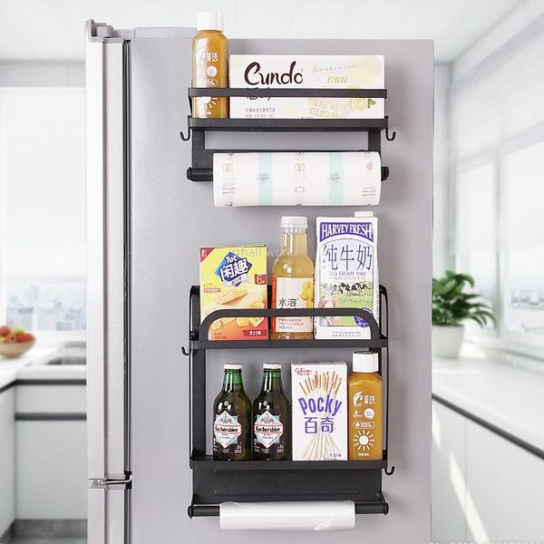 magnetic refrigerator rack fresh-keeping bag paper towel storage side wall organizer kitchen & organization
magnetic refrigerator rack fresh-keeping bag paper towel storage side wall organizer kitchen & organization