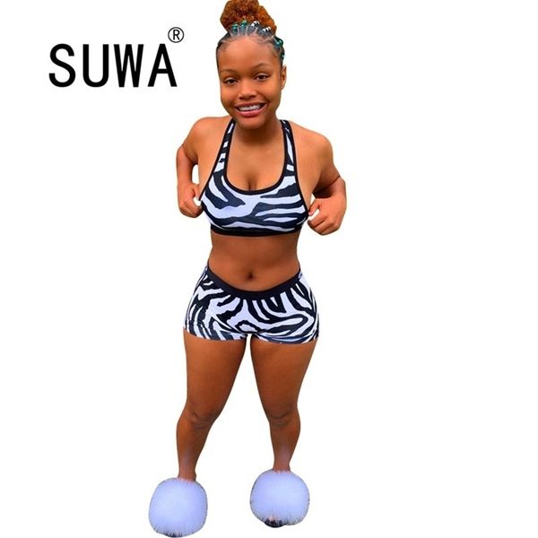 arrival famous brand 2pcs tracksuits women set crop tank high waisted pants biker shorts elastic boho outfits 210525, White
arrival famous brand 2pcs tracksuits women set crop tank high waisted pants biker shorts elastic boho outfits 210525, White