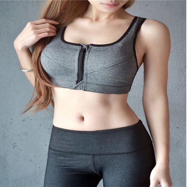 gym clothing women bras zipper breathable anti-sweat bra yoga vest padded push up tank running fitness workout plus size, White;black
gym clothing women bras zipper breathable anti-sweat bra yoga vest padded push up tank running fitness workout plus size, White;black