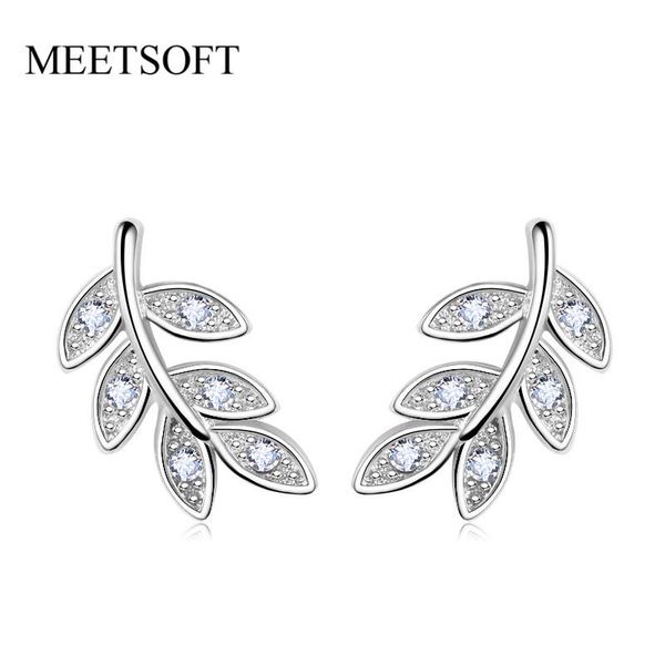 silver prevent allergy fashion stud earrings for women design trendy crystal small leaf feather jewelry gift, Golden;silver
silver prevent allergy fashion stud earrings for women design trendy crystal small leaf feather jewelry gift, Golden;silver