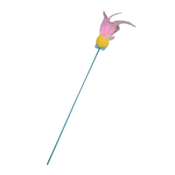 cat toys teaser wand toy interactive with colorful feather and bell kitten exercise training accessories
cat toys teaser wand toy interactive with colorful feather and bell kitten exercise training accessories
