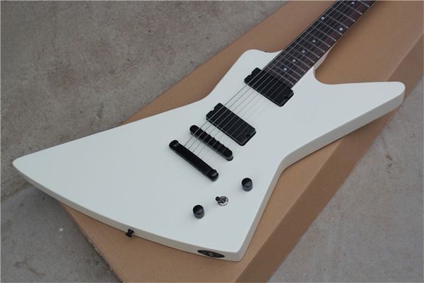 custom version of white special-shaped goose electric guitar closed active pickup, can be customized
custom version of white special-shaped goose electric guitar closed active pickup, can be customized