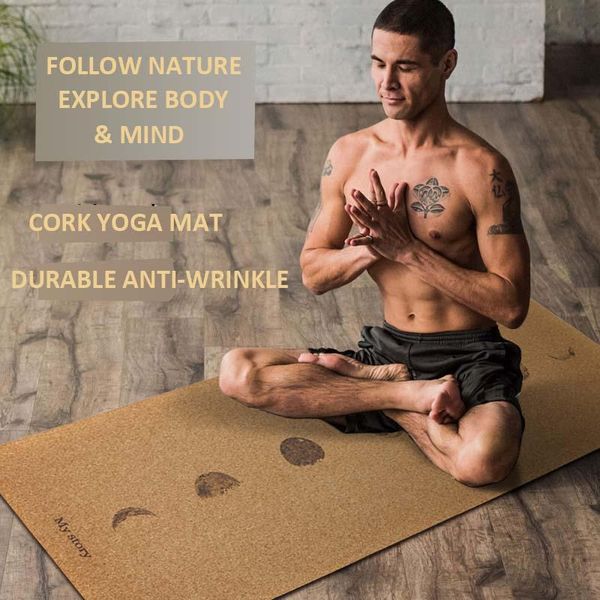 183*61cm natural cork yoga mat 4mm thickness senior fitness pad gymnastics pilates training sport mandala absor mats
183*61cm natural cork yoga mat 4mm thickness senior fitness pad gymnastics pilates training sport mandala absor mats