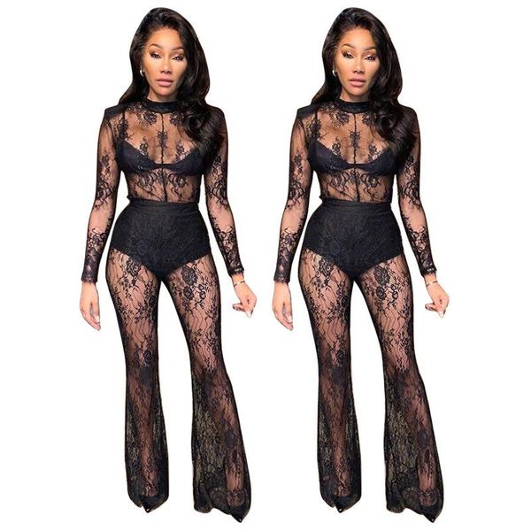 lace perspective mesh jumpsuit women nightclub rompers one piece party jumpsuits women's &, Black;white
lace perspective mesh jumpsuit women nightclub rompers one piece party jumpsuits women's &, Black;white