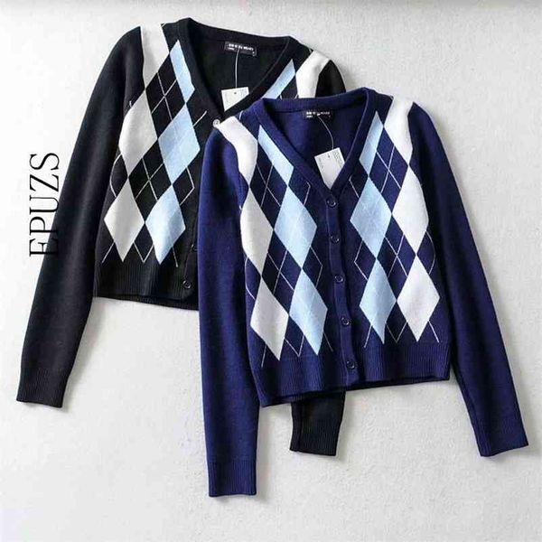 winter ladies fall sweater women knitted cardigan kawaii crop plaid cardigans cropped knit korean 210521, White
winter ladies fall sweater women knitted cardigan kawaii crop plaid cardigans cropped knit korean 210521, White