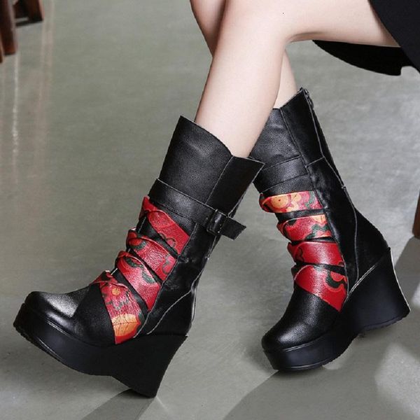 boots winter national style women genuine leather super high heels buckle platform half ladies plush mid-calf knight 19121 aj4d, Black
boots winter national style women genuine leather super high heels buckle platform half ladies plush mid-calf knight 19121 aj4d, Black
