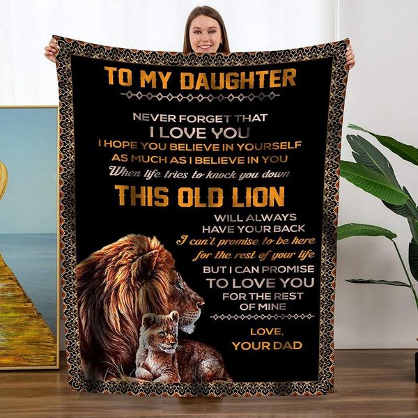 blankets throw blanket to my daughter gift from dad- christmas birthday thanksgiving flannel soft bed blanket(black,
blankets throw blanket to my daughter gift from dad- christmas birthday thanksgiving flannel soft bed blanket(black,