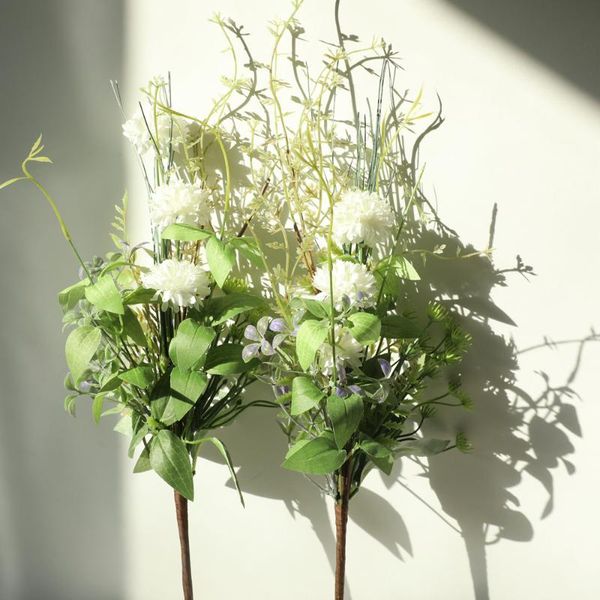 silk white fake flores mixed grass+flower bundle artificial flowers with green leaves for wedding decoration decorative & wreat
silk white fake flores mixed grass+flower bundle artificial flowers with green leaves for wedding decoration decorative & wreat