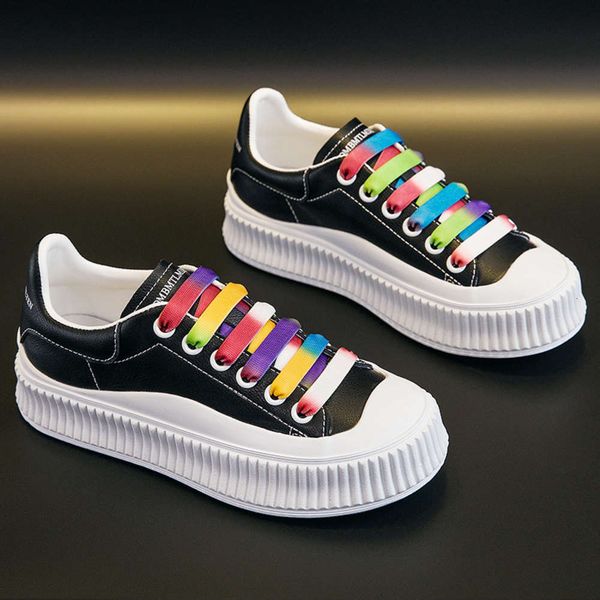 shoes leather small white casual women's 2021 spring new korean versatile thick sole fashion casual color student ya0y 1 9jpt, Black
shoes leather small white casual women's 2021 spring new korean versatile thick sole fashion casual color student ya0y 1 9jpt, Black