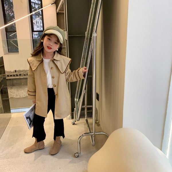 coat girls baby's kids windbreaker jacket outwear 2021 classic spring autumn cotton buttons cardigan school children's clothing, Blue;gray
coat girls baby's kids windbreaker jacket outwear 2021 classic spring autumn cotton buttons cardigan school children's clothing, Blue;gray
