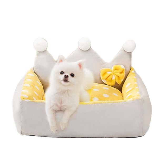 kawaii crown pet dog bed mats puppy pads winter warm velvet soft lounger sofa for kitten cat litter nest kennel camas de perro kennels & pen
kawaii crown pet dog bed mats puppy pads winter warm velvet soft lounger sofa for kitten cat litter nest kennel camas de perro kennels & pen