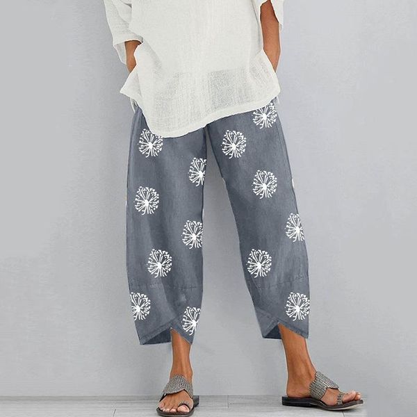 women dandelion print pants spring autumn elastic waist ankle length femal casual loose solid color trousers bottoms women's & capris, Black;white
women dandelion print pants spring autumn elastic waist ankle length femal casual loose solid color trousers bottoms women's & capris, Black;white