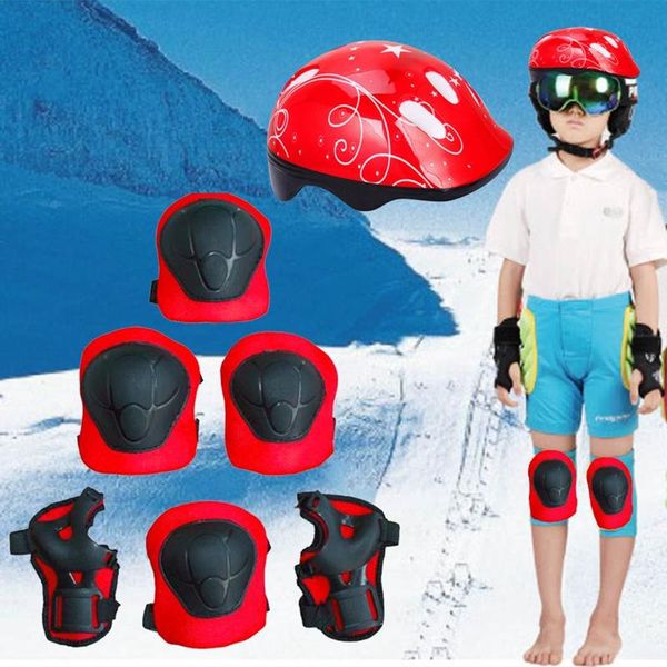 pcs/set skating protective gear elbow knee pads helmet bicycle skateboard ice roller protector for kids &, Black;gray
pcs/set skating protective gear elbow knee pads helmet bicycle skateboard ice roller protector for kids &, Black;gray