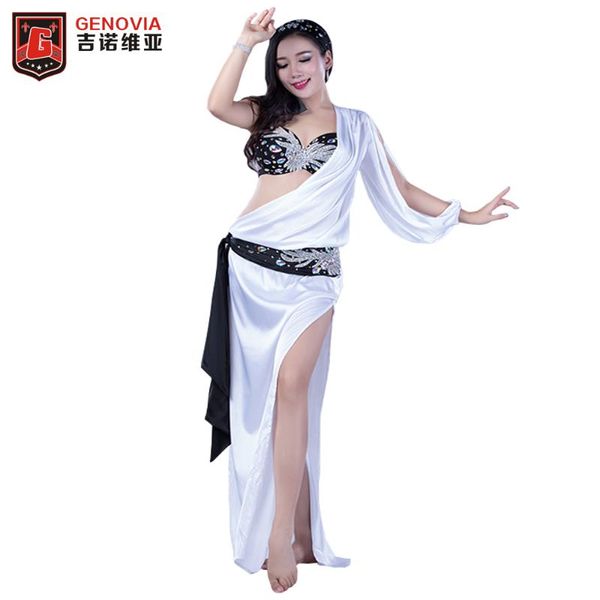 professional belly dancing costumes set performance diamond 5pcs dress bra safety pants headdress stage wear, Black;red 
professional belly dancing costumes set performance diamond 5pcs dress bra safety pants headdress stage wear, Black;red