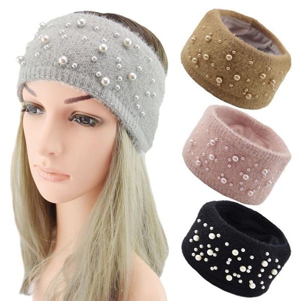 hair accessories autumn and winter knitted pearl headband woven headgear lady warm wool hairband
hair accessories autumn and winter knitted pearl headband woven headgear lady warm wool hairband