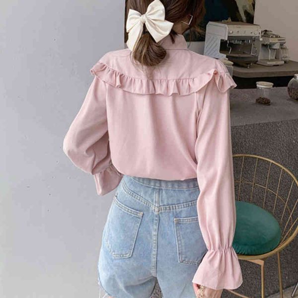sweaters spring blouses loose flare sleeve chiffon blouse casual vintage elegant ol work wear shirt women clothing, White;black
sweaters spring blouses loose flare sleeve chiffon blouse casual vintage elegant ol work wear shirt women clothing, White;black