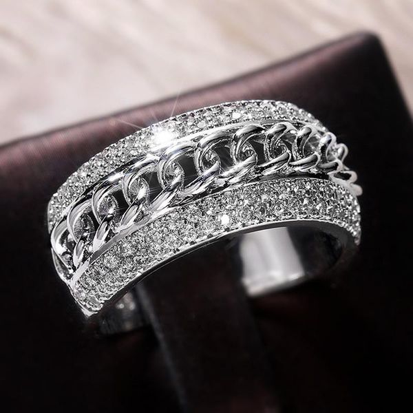 wedding rings wukalo luxury inlaid chain women full paved cz stone brilliant bridal party finger accessories fashion jewelry, Slivery;golden
wedding rings wukalo luxury inlaid chain women full paved cz stone brilliant bridal party finger accessories fashion jewelry, Slivery;golden