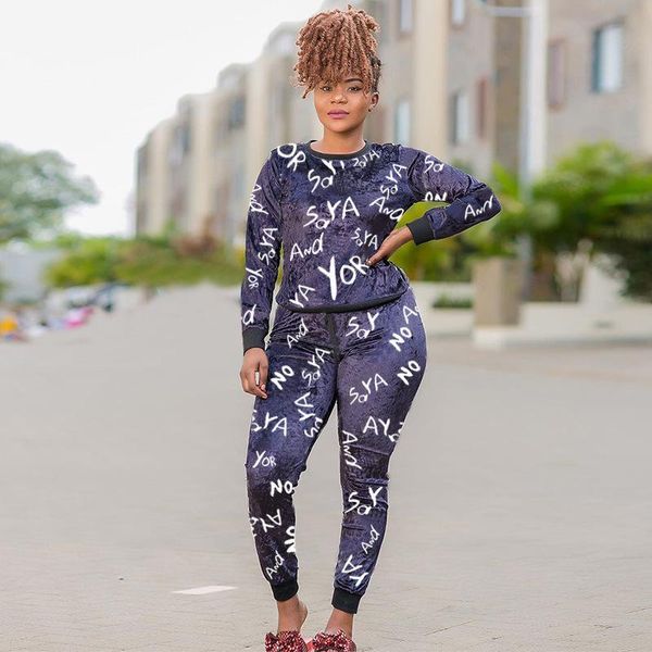 letter print tracksuits graffiti plus size women's set long sleeve t-shirt jogger pants suit tracksuit two piece sets fitness outfits 4, Gray
letter print tracksuits graffiti plus size women's set long sleeve t-shirt jogger pants suit tracksuit two piece sets fitness outfits 4, Gray