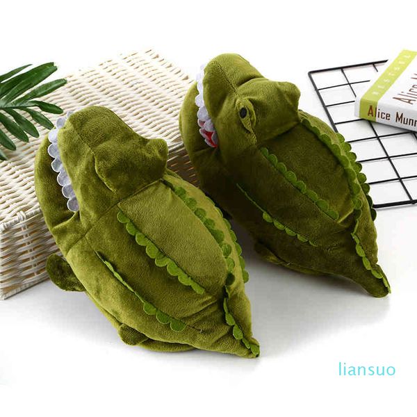 new crocodile slippers winter household daily necessities couple plush indoor anti-skid all inclusive, Black
new crocodile slippers winter household daily necessities couple plush indoor anti-skid all inclusive, Black