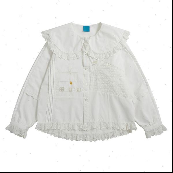 womens shirt white lace doll collar embroidery stitching long sleeves suitable for teenage girls
womens shirt white lace doll collar embroidery stitching long sleeves suitable for teenage girls