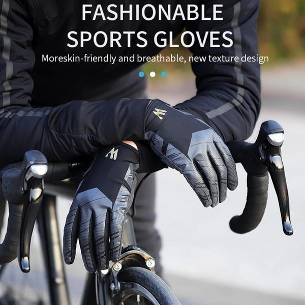 cycling gloves windproof motorcycle cold warm touch screen bicycle sports anti-slip full finger breathable mtb, Black
cycling gloves windproof motorcycle cold warm touch screen bicycle sports anti-slip full finger breathable mtb, Black