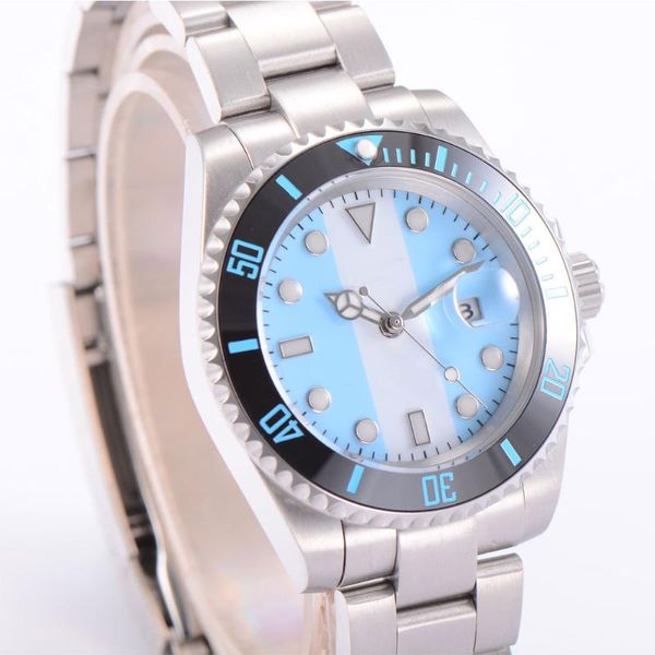 wristwatches movement 40mm mechanical men's watch sapphire glass stainless steel bracelet brushed oyster luminous dial, Slivery;brown
wristwatches movement 40mm mechanical men's watch sapphire glass stainless steel bracelet brushed oyster luminous dial, Slivery;brown