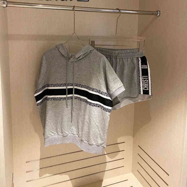 Women's Two Piece Pants Dr summer embroidered letter shorts short sleeve two piece color matching casual hooded T-shirt women's suit LD8R, White
Women's Two Piece Pants Dr summer embroidered letter shorts short sleeve two piece color matching casual hooded T-shirt women's suit LD8R, White