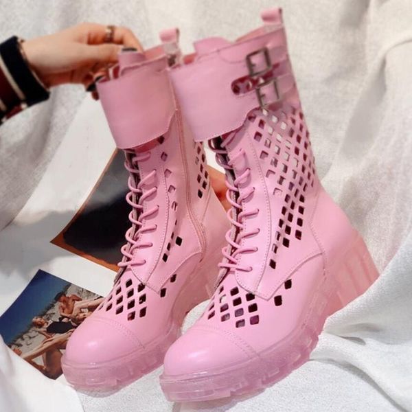 hollow out boots women buckle strap shoes 2021 spring & autumn cool round toe long fashion style, Black
hollow out boots women buckle strap shoes 2021 spring & autumn cool round toe long fashion style, Black