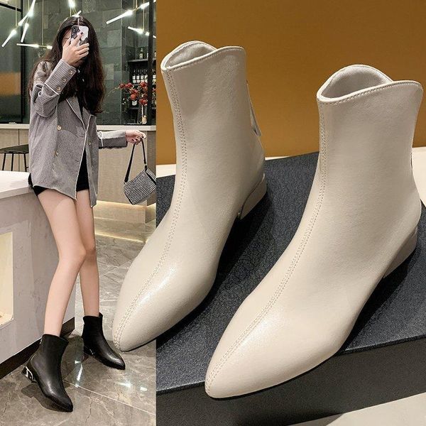 boots round toe square heel high heels short single women autumn and winter shoes zipper black beige fashion
boots round toe square heel high heels short single women autumn and winter shoes zipper black beige fashion