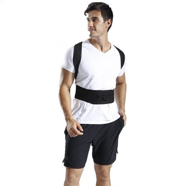 adjustable men's posture corset back brace support belt straightener round shoulder corrector, Black;blue
adjustable men's posture corset back brace support belt straightener round shoulder corrector, Black;blue