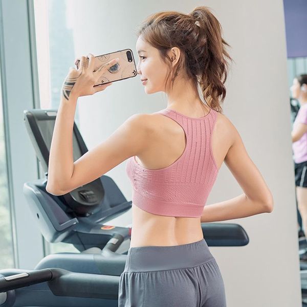 gym clothing 2021 black pink blue stripe mesh breathable sport bra fitness yoga crop bras women, White;black
gym clothing 2021 black pink blue stripe mesh breathable sport bra fitness yoga crop bras women, White;black