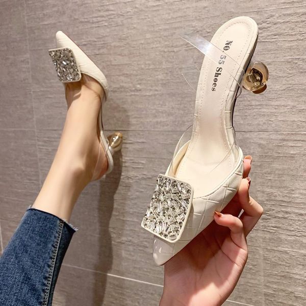 korean fashion pointed shallow heels rhinestone square buckle sandals online celebrity with women's shoes, Black
korean fashion pointed shallow heels rhinestone square buckle sandals online celebrity with women's shoes, Black