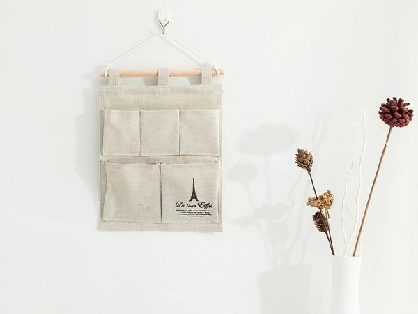 storage boxes & bins 1pc cotton linen fabric 5 pockets wall door cloth hanging bag home organizer
storage boxes & bins 1pc cotton linen fabric 5 pockets wall door cloth hanging bag home organizer