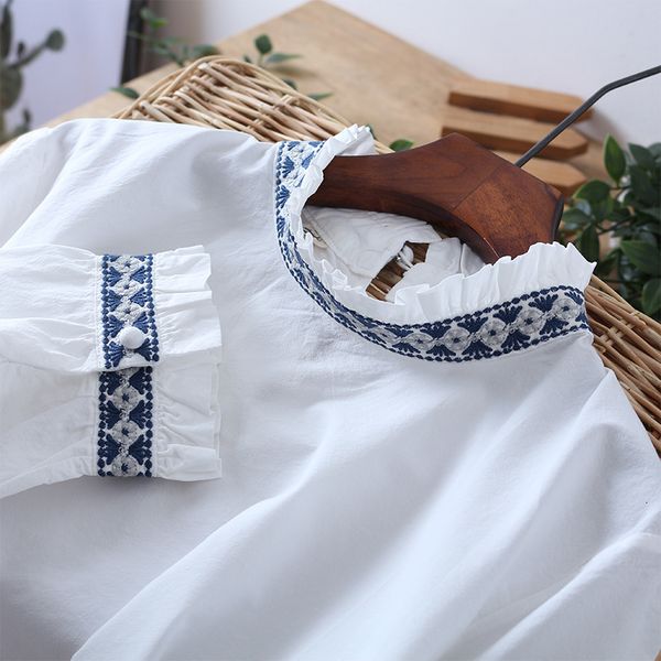 women's blouses & shirts lamtrip retro blue and white porcelain embroidery ruffled collar long sleeve cotton shirt blouse female 2
women's blouses & shirts lamtrip retro blue and white porcelain embroidery ruffled collar long sleeve cotton shirt blouse female 2
