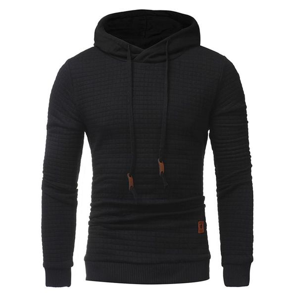 men's hoodies & sweatshirts long sleeve hooded plaid sweatshirt autumn slim casual sweatershirts blouse free, Black
men's hoodies & sweatshirts long sleeve hooded plaid sweatshirt autumn slim casual sweatershirts blouse free, Black