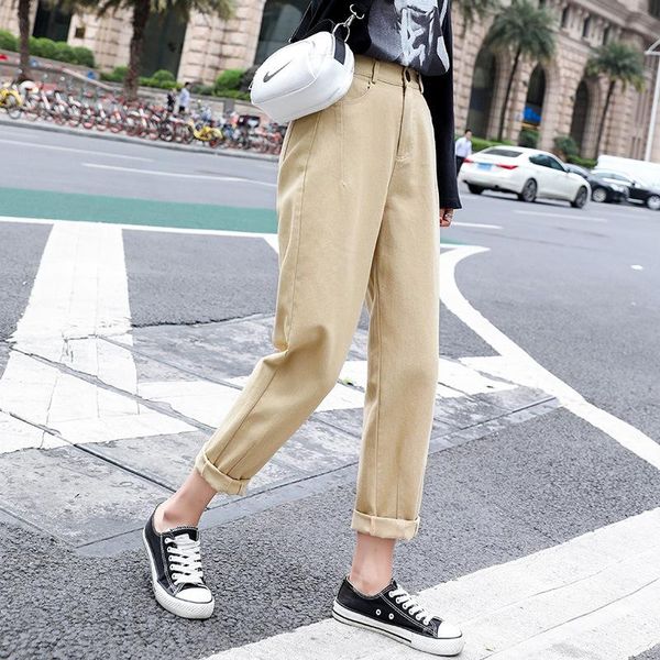 women's jeans totob summmer denim khaki woman 2021 loose women mom boyfirends femme ankle length pencil cotton pants, Blue
women's jeans totob summmer denim khaki woman 2021 loose women mom boyfirends femme ankle length pencil cotton pants, Blue