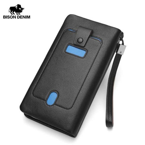 wallets bison denim real cowskin men large capacity card holder wallet coin purse genuine leather long for n8138, Red;black
wallets bison denim real cowskin men large capacity card holder wallet coin purse genuine leather long for n8138, Red;black
