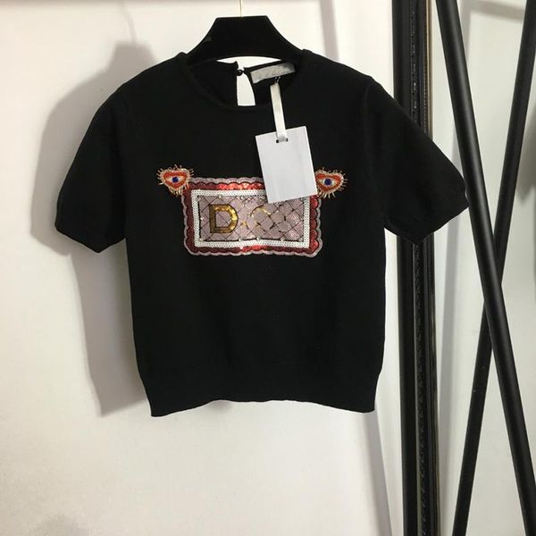 Creative Sequin Ornament Sweaters High Street Personality Charm Sweater Hip Hop Eye Pattern Girls Knit Tops, White;black
Creative Sequin Ornament Sweaters High Street Personality Charm Sweater Hip Hop Eye Pattern Girls Knit Tops, White;black