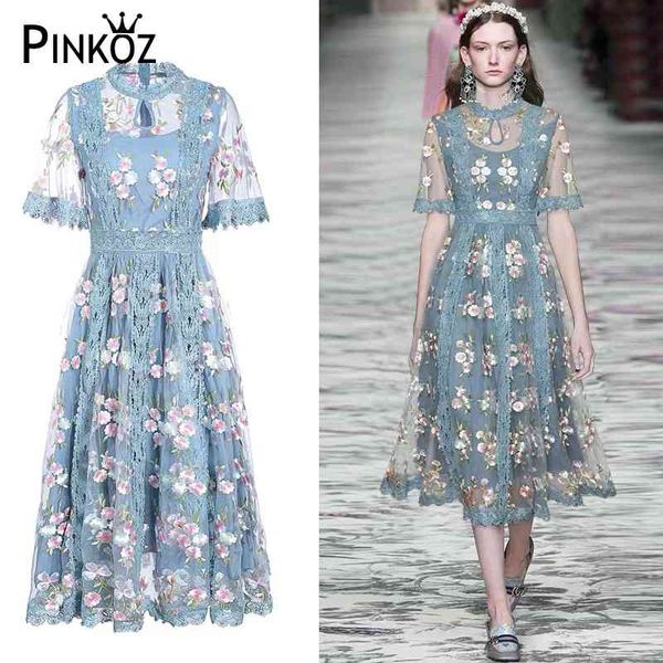 boho summer fashion designer dress women flowers embroidery lace mesh elegant holiday party ladies midi blue dresses ropa 210421, Black;gray
boho summer fashion designer dress women flowers embroidery lace mesh elegant holiday party ladies midi blue dresses ropa 210421, Black;gray