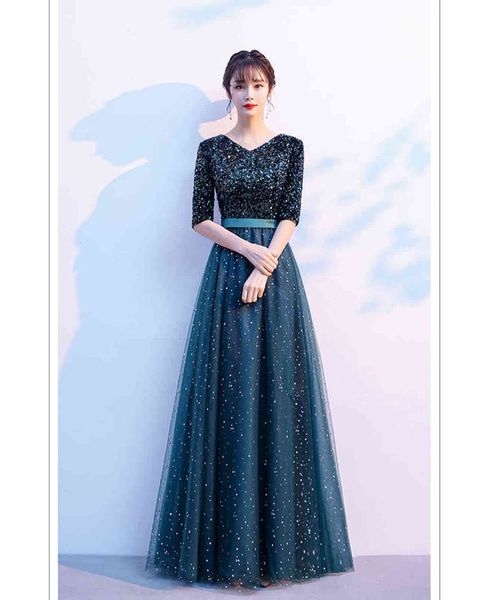 prom luxury boutique occasion dresses chorus performance female 2021 long dark green banquet conductor evening, Black
prom luxury boutique occasion dresses chorus performance female 2021 long dark green banquet conductor evening, Black