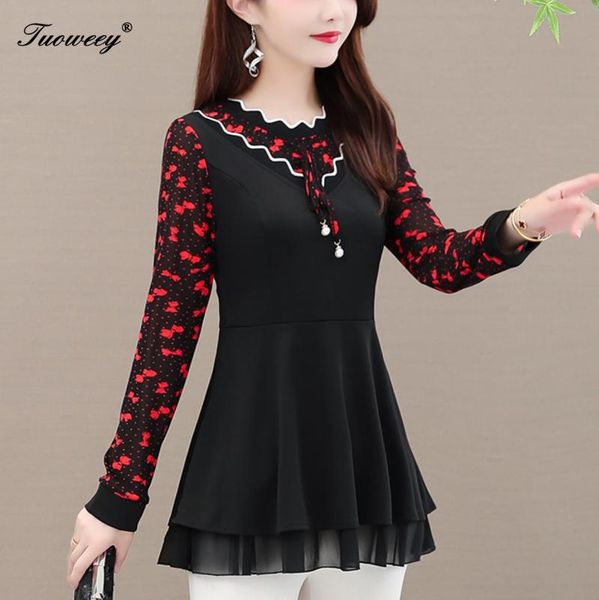 arrival fashion autumn long sleeve patchwork casual shirt female o-neck blusas 5xl plus size elegant printed blouse women's blouses & s, White
arrival fashion autumn long sleeve patchwork casual shirt female o-neck blusas 5xl plus size elegant printed blouse women's blouses & s, White