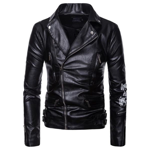 men's fur & faux aowofs men motorcycle coats jaket deri mont ceket spring leather jacket letter print biker plus size 5xl, Black
men's fur & faux aowofs men motorcycle coats jaket deri mont ceket spring leather jacket letter print biker plus size 5xl, Black