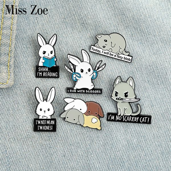 rabbits park enamel pins custom book scissors bunny cats brooch lapel badge bag cartoon animal jewelry gift for kids friendsdio chan contact, Gray
rabbits park enamel pins custom book scissors bunny cats brooch lapel badge bag cartoon animal jewelry gift for kids friendsdio chan contact, Gray