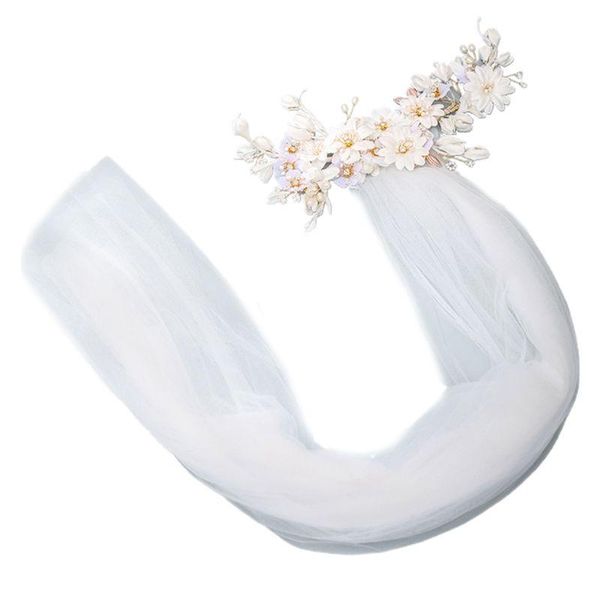 bridal veils wedding bride dress veil multi layer flower hair comb headdress marriage accessories l93e, Black
bridal veils wedding bride dress veil multi layer flower hair comb headdress marriage accessories l93e, Black